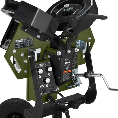 Atec M3X 2.0 Softball Training Machine On Caddypod Softball