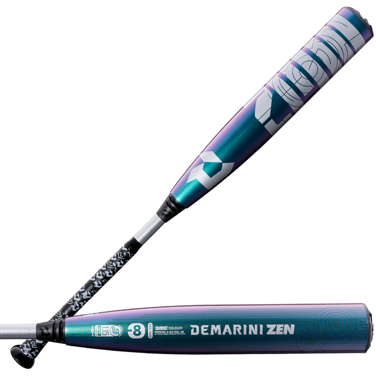 DeMarini Adult 2026 Zen Oil Slick -8 2 3/4" USSSA Baseball Bat