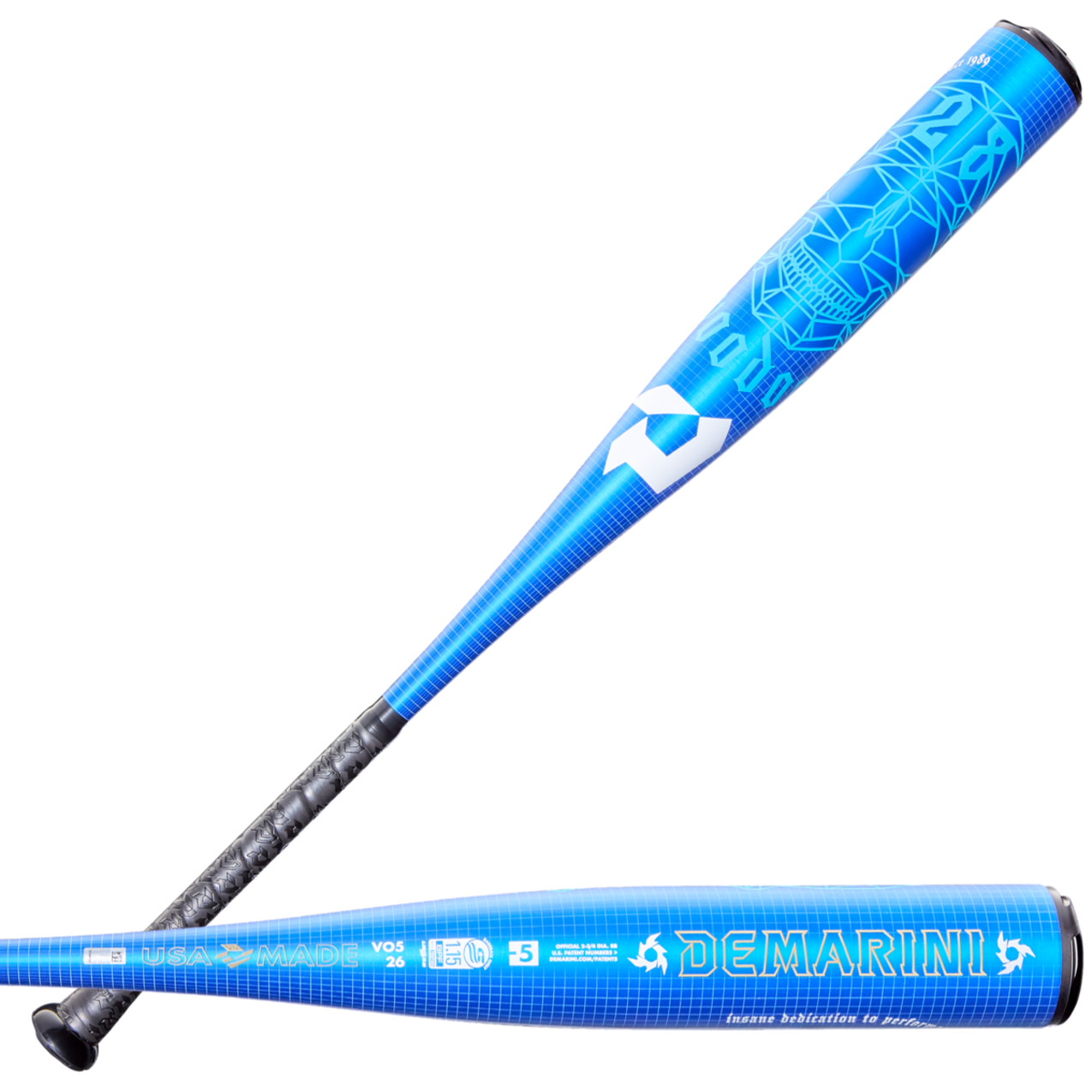 DeMarini 2026 Voodoo One -5 2 3/4" USSSA Baseball Bat