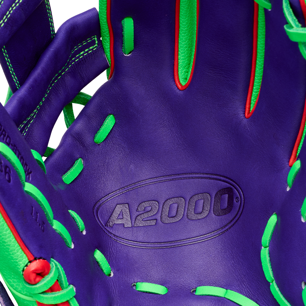 2026 Wilson Big League Chew Swingin’ Sour Apple A2000 1786SS LE 11.5" Infield Baseball Glove