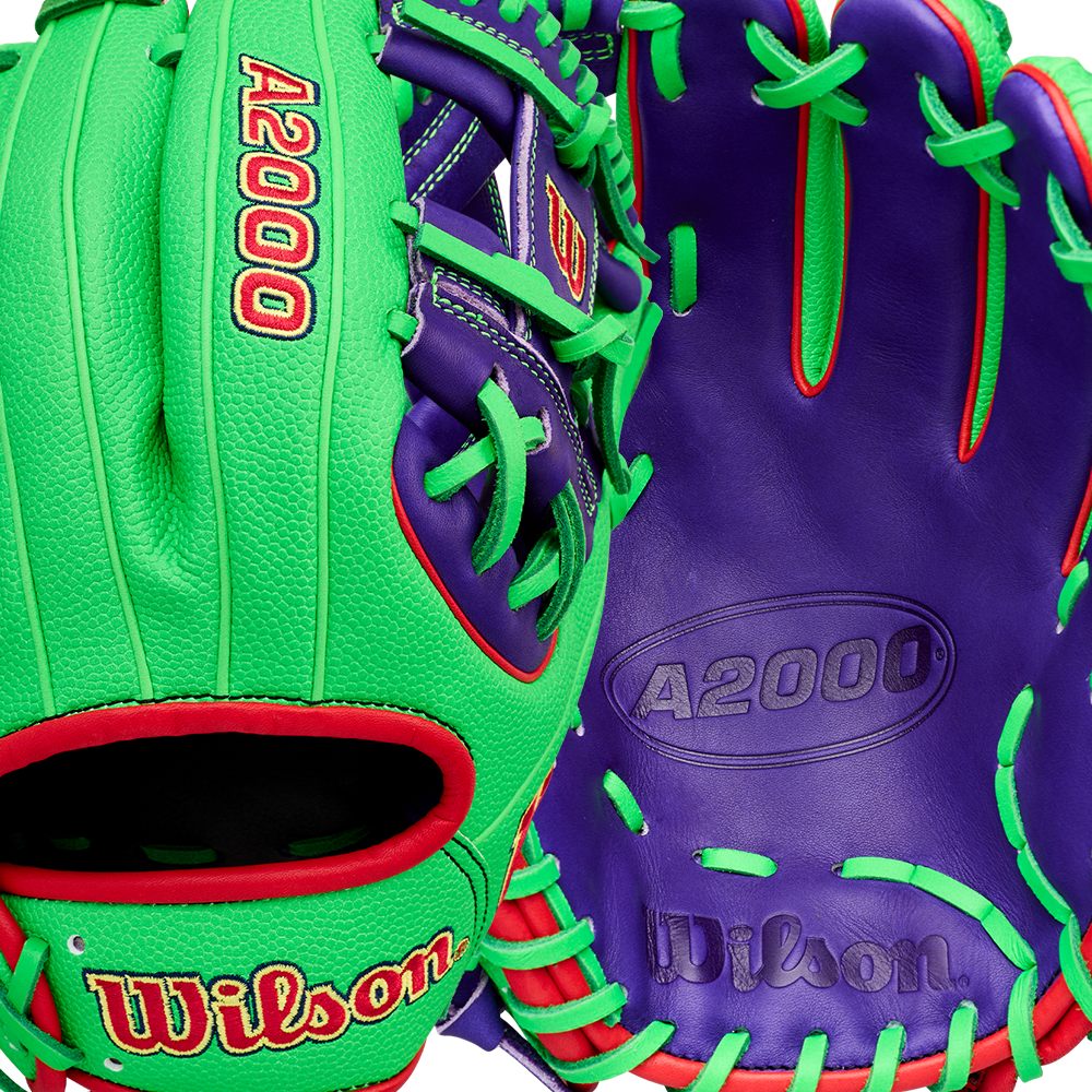 2026 Wilson Big League Chew Swingin’ Sour Apple A2000 1786SS LE 11.5" Infield Baseball Glove