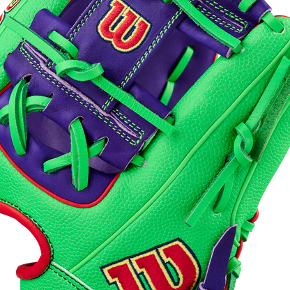2026 Wilson Big League Chew Swingin’ Sour Apple A2000 1786SS LE 11.5" Infield Baseball Glove
