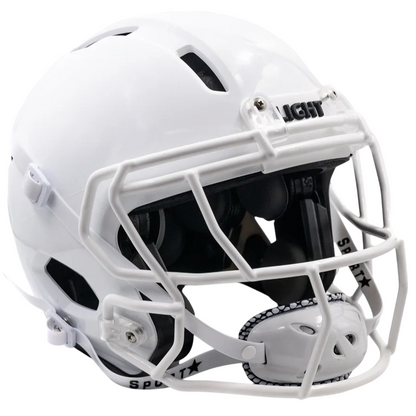 Light Helmets Youth Apache Lightning Football Helmet with Attached Facemask