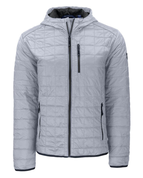 Cutter & Buck Men's Rainier Recycled Insulated Puffer Full Zip Hooded Jacket Jacket