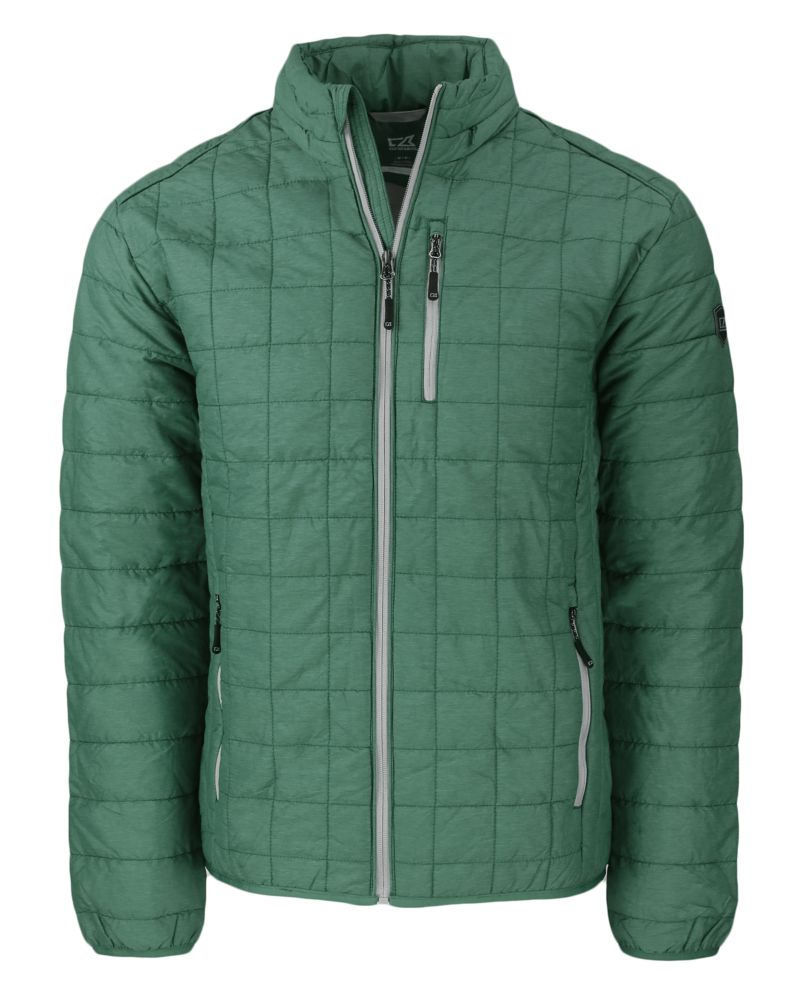 Cutter & Buck Men's Rainier Recycled Insulated Puffer Full Zip Jacket