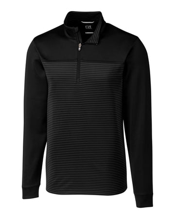 Cutter & Buck Men's Traverse Stripe Quarter Zip Pullover