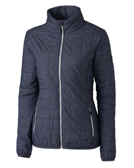 Cutter & Buck Women's Rainier Recycled Insulated Puffer Full Zip Jacket