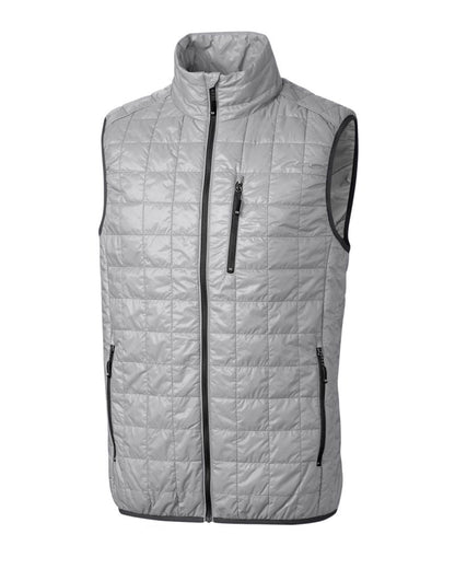 Cutter & Buck Men's Rainier Recycled Insulated Puffer Full Zip Vest