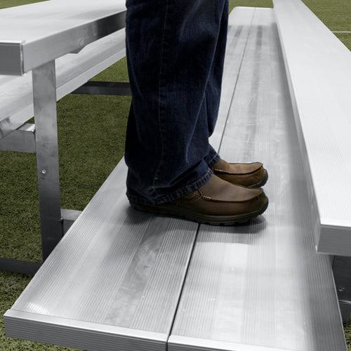 Gared 3-Row Fixed Spectator Bleacher without Aisle