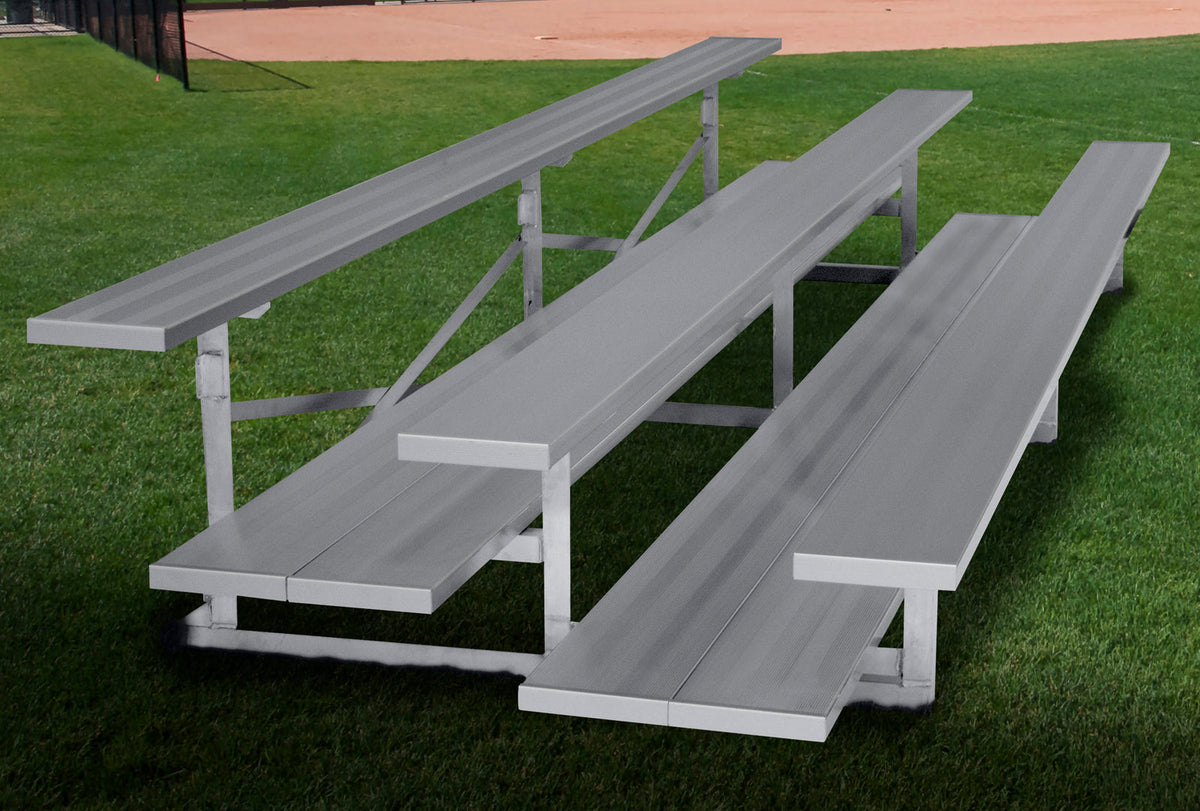 Gared 3-Row Fixed Spectator Bleacher without Aisle