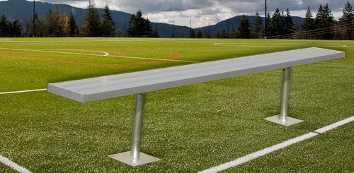 Gared Spectator Surface Mount Bench without Back
