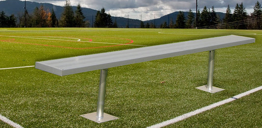 Gared Spectator Surface Mount Bench without Back