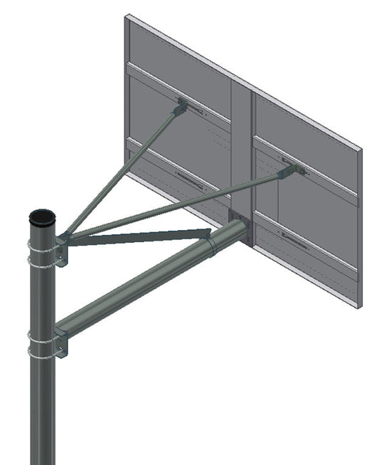 Gared Heavy Duty Playground Adjustable Straight Post