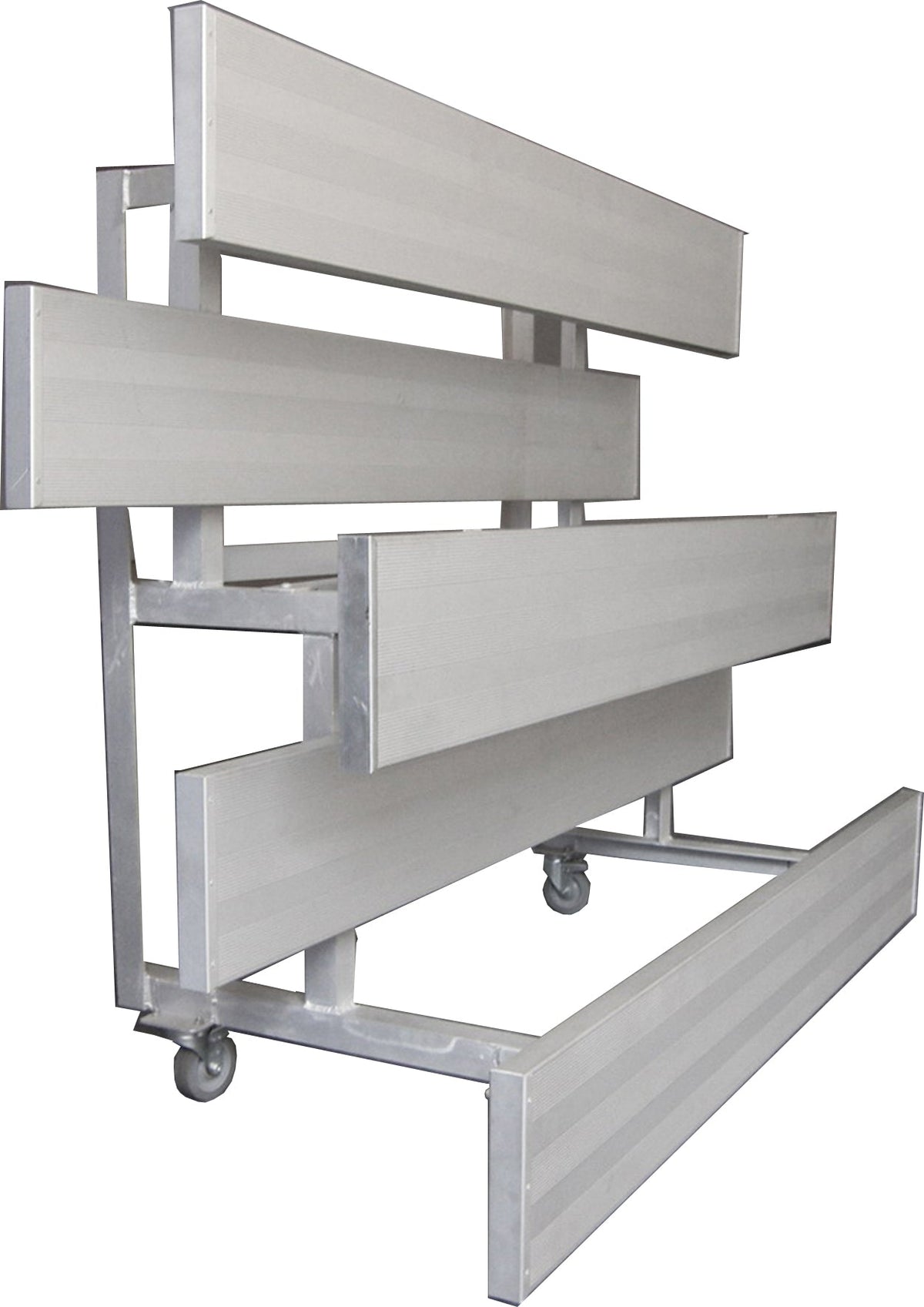 Gared 3-Row Tip N’ Roll Spectator Bleacher