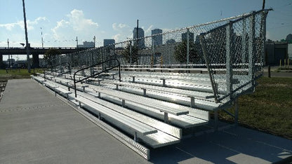 Gared 5-Row Fixed Spectator Bleacher with Aisle