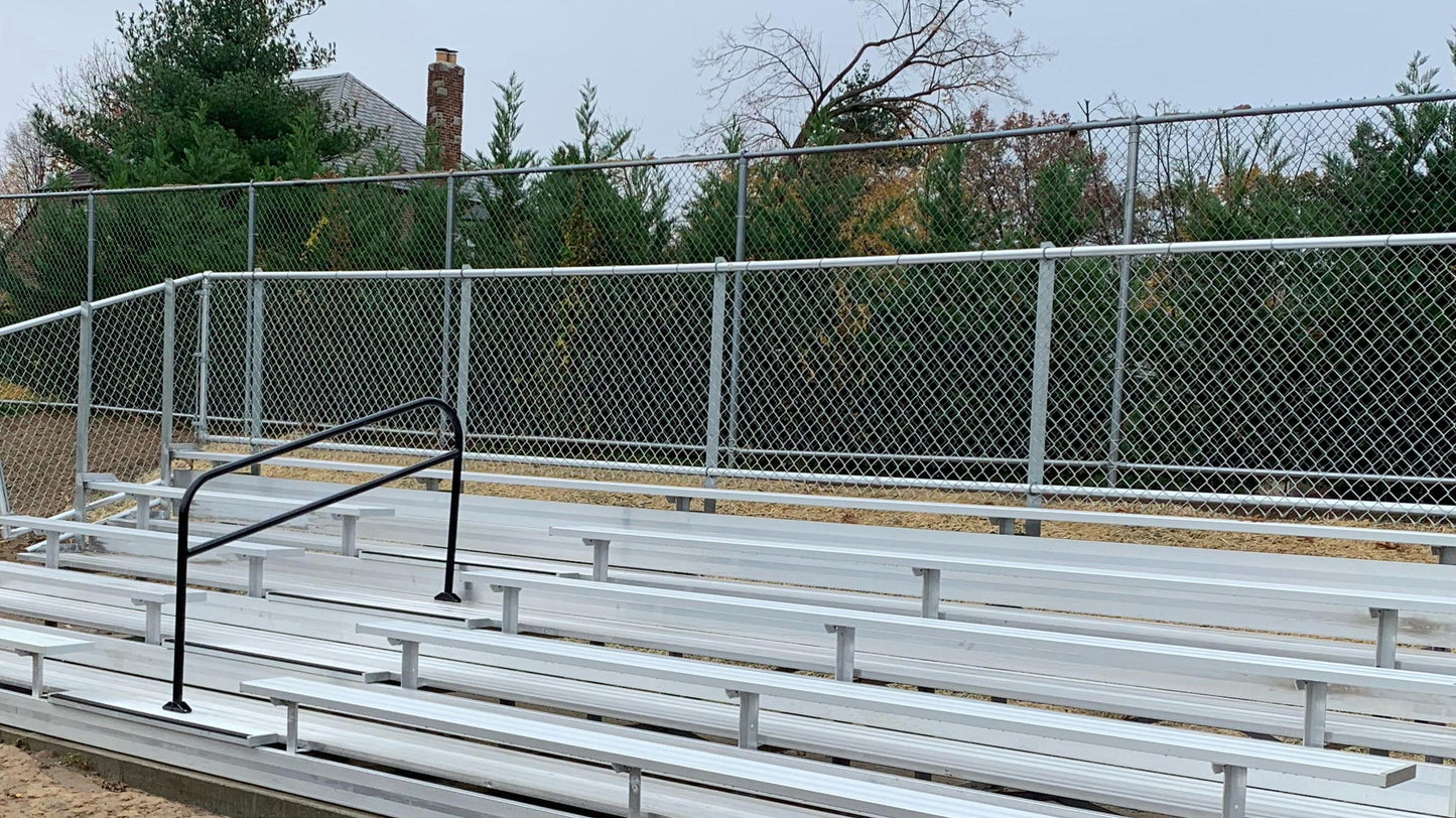 Gared 5-Row Fixed Spectator Bleacher with Aisle