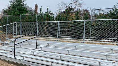 Gared 5-Row Fixed Spectator Bleacher with Aisle