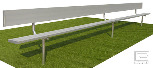 Gared Spectator Inground Bench with Back