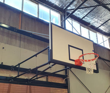 Gared Rectangular Fiberglass Backboard