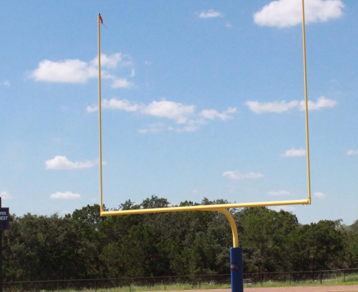 Gared High School 5-9/16" O.D. White Football Goalpost