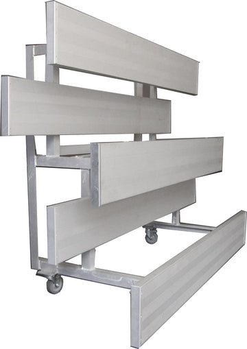 Gared 2-Row Tip N’ Roll Spectator Bleacher