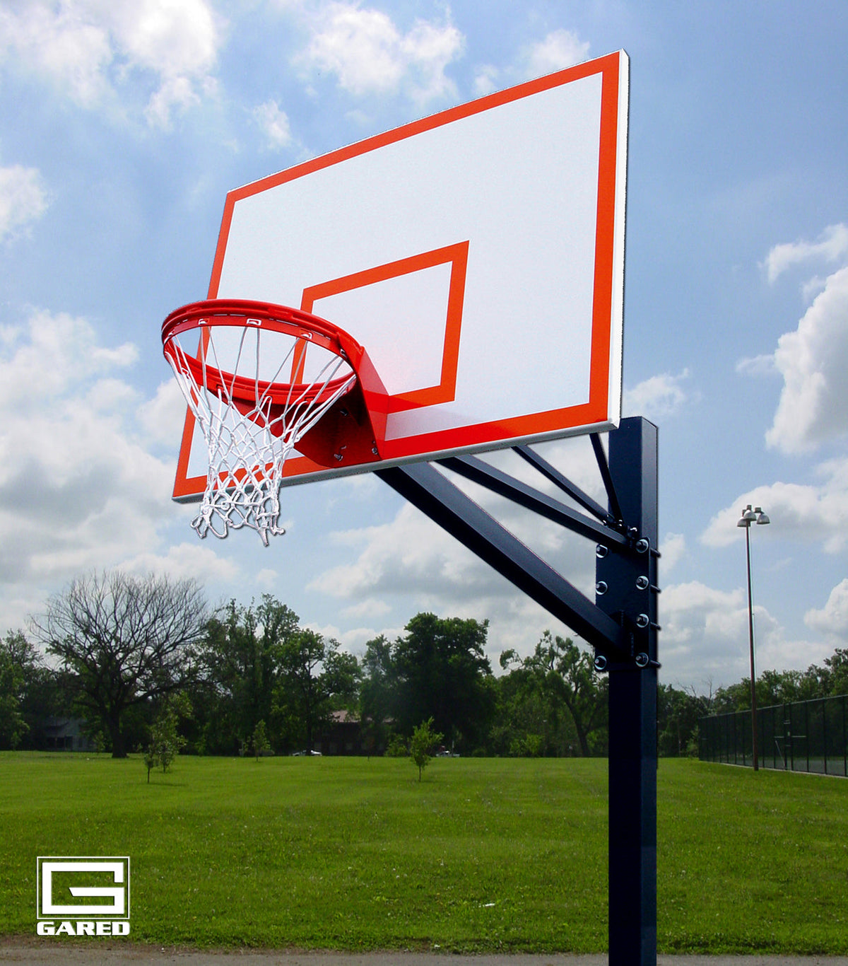 Gared Endurance Steel Playground Basketball System-1