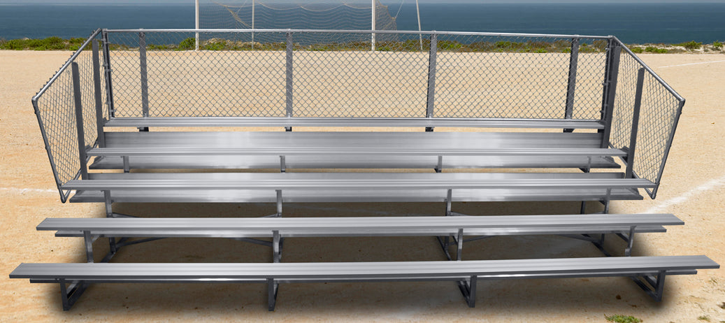 Gared 5 Row Fixed Spectator Bleacher without Aisle