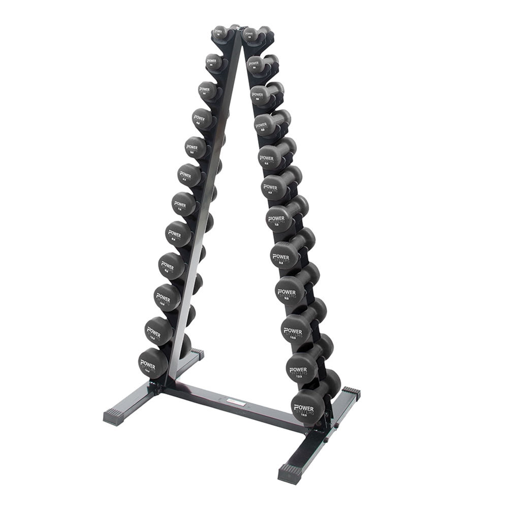 Power Systems Neoprene/Vinyl Vertical Dumbbell Rack Only