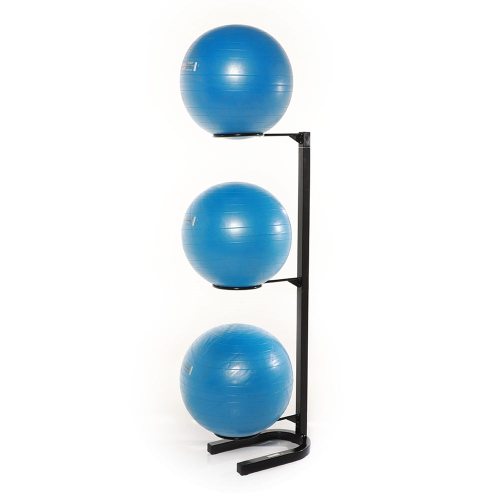 Power Systems Premium Stability Ball Rack Black