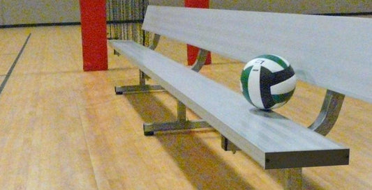 Bison Player Bench with Backrest, Fixed or Portable