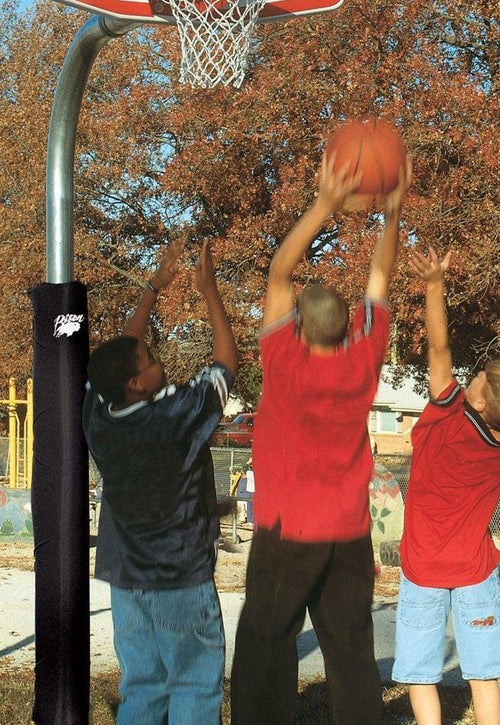 Bison 4-1/2" Heavy Duty Finished Aluminum Fan Playground Basketball System