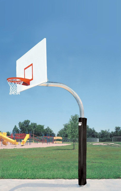 Bison 5-9/16" Mega Duty 42" x 72" Steel Rectangular Playground Basketball System