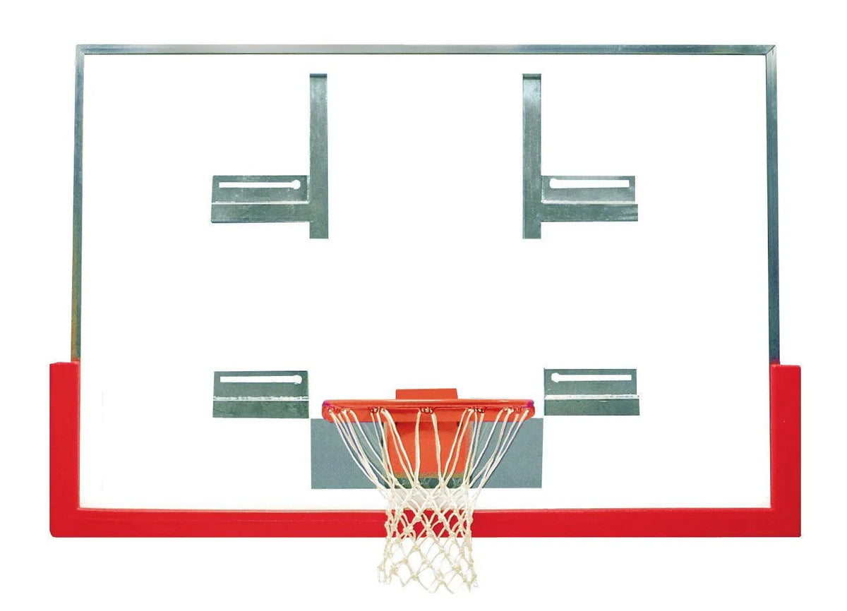 Bison Basketball 48" x 72" Tall Unbreakable "XL" Glass Competition Conversion Backboard