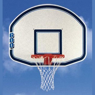 Bison Basketball 36" x 48" Fan Shaped Molded Graphite Backboard Only