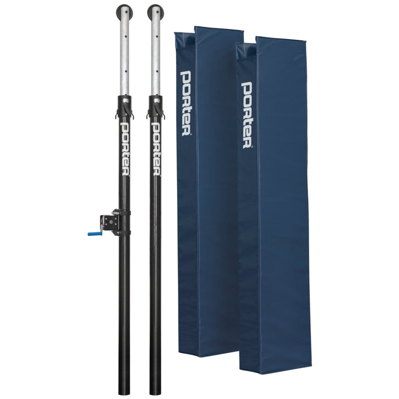 Porter Volleyball Powr Hybrid End Standards with Pads