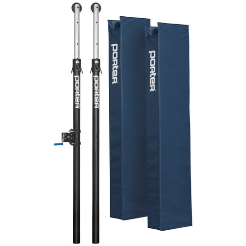 Porter Volleyball Powr Hybrid End Standards with Pads