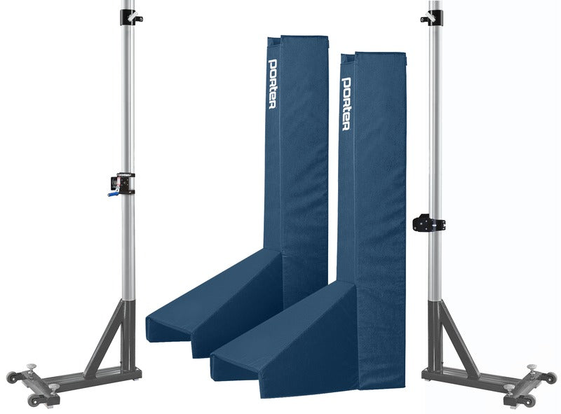 Porter Volleyball Powr Rib Ii T-Base Standards W/Pads