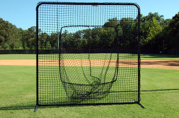 Trigon Sports Baseball ProCage 'Black Series' Sock Net Screen 7'x7'