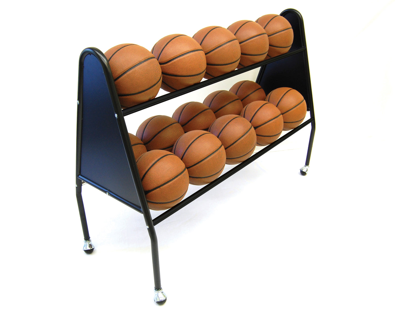 Trigon Sports Basketball ProCage 2-Tier 15-Ball Cart