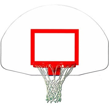 Trigon Sports Basketball Fan-Shape Backboard