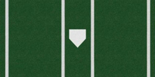 Trigon Sports Baseball Pro Baseball Turf Home Plate Mat - 6'x12'