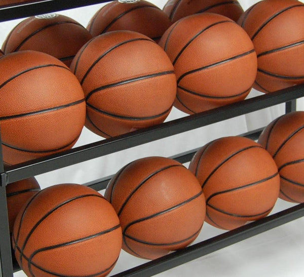 Trigon Sports Basketball Heavy Duty Double Wide Ball Cart