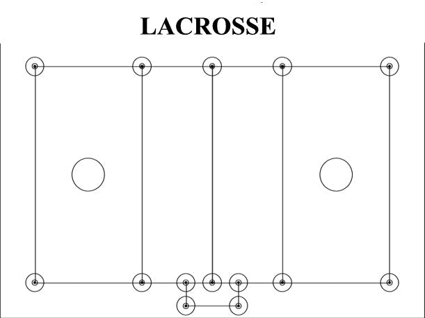 Trigon Sports Lacrosse ProLine Lacrosse Field Layout System