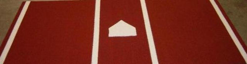 Trigon Sports Baseball Pro Turf Home Plate Clay Mat - 7' x 12'