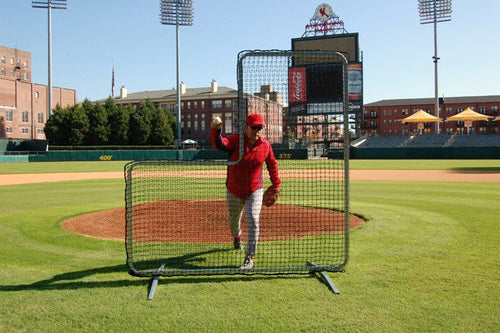 Trigon Sports Baseball ProCage Premium L-Screen 7ftx7ft Frame with Net