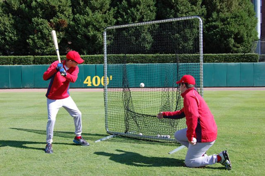 Trigon Sports Baseball ProCage Premium Sock Net Screen with Net 7'x7'
