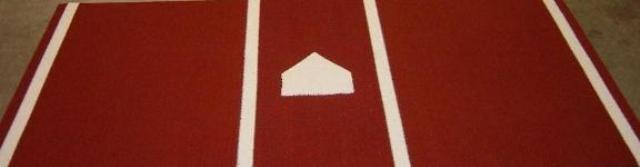 Trigon Sports Baseball Pro Turf Home Plate Clay Mat - 6'x12'