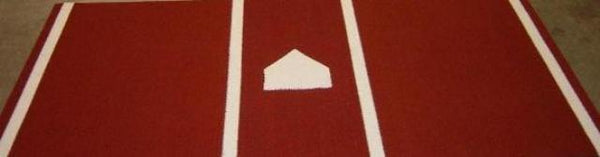 Trigon Sports Baseball Pro Turf Home Plate Clay Mat - 6'x12'