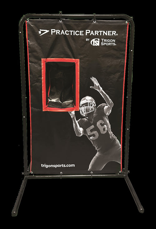 Trigon Sports Football Practice Partner Dual Sport Canvas Catcher
