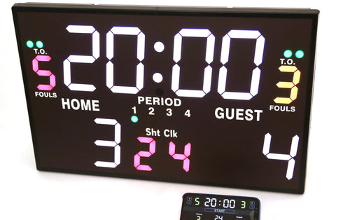 Trigon Sports Portable scoreboard with rechargeable battery and Bluetooth capability